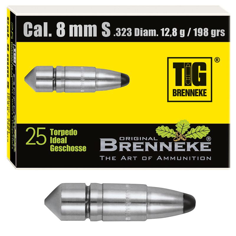 BRENNEKE Geschoss 8mm S TIG