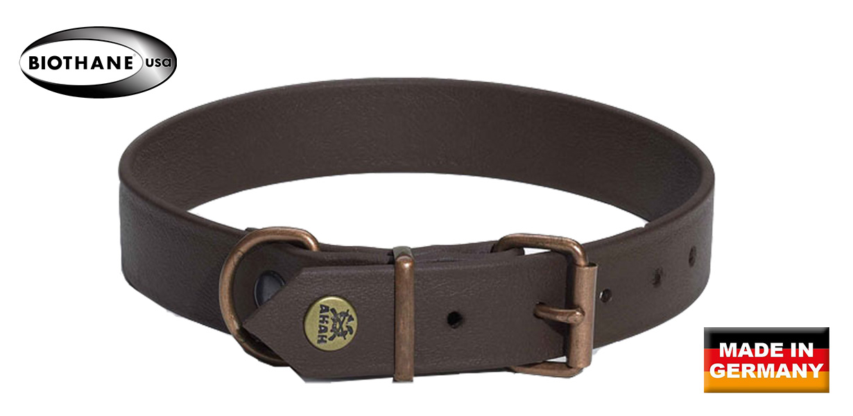 AKAH BioThane® Halsband braun AKAH BioThane® Halsband braun