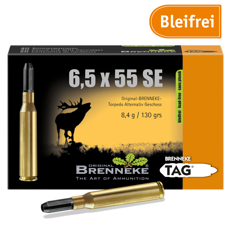BRENNEKE 6,5x55 SE TAG BRENNEKE 6,5x55 SE TAG