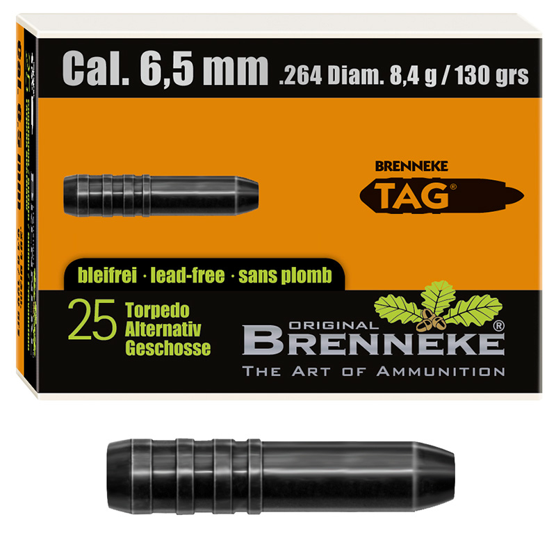 BRENNEKE Geschoss 6,5mm TAG BRENNEKE Geschoss 6,5mm TAG