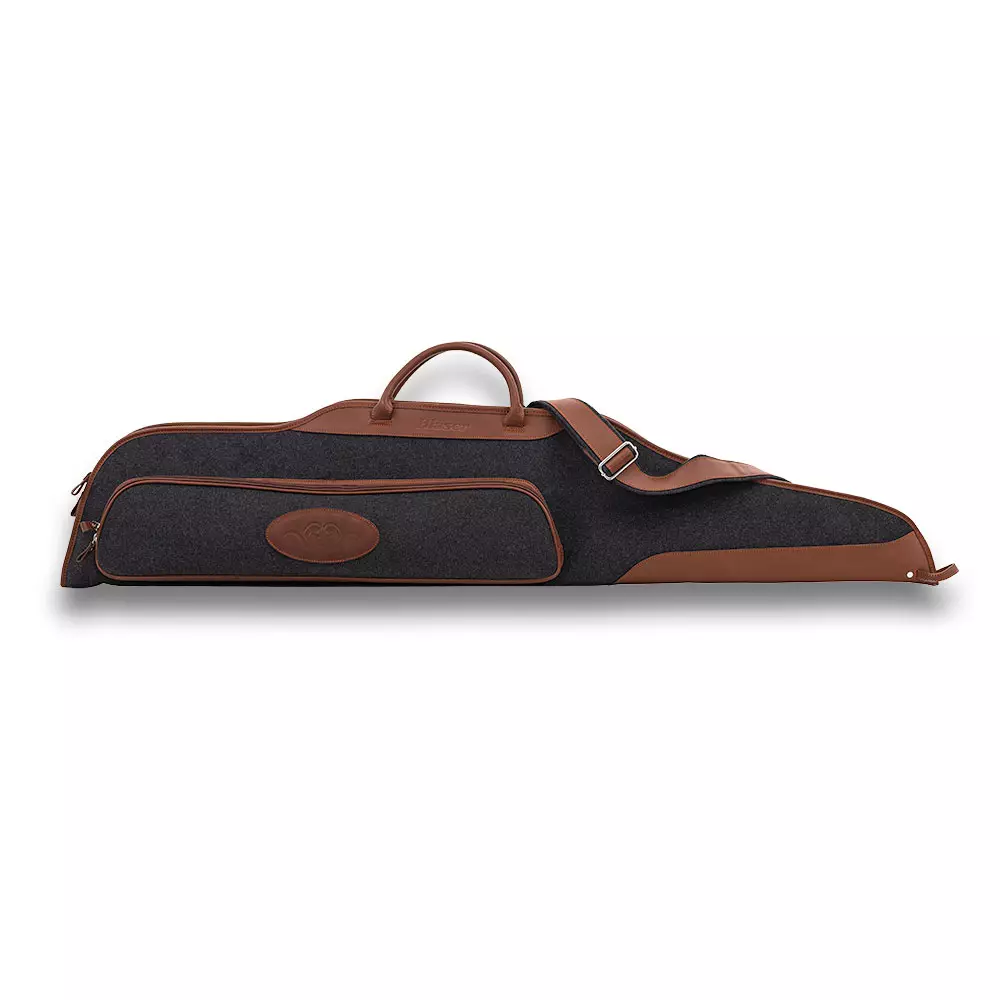 Blaser Futteral - Loden / Leder - lang Blaser Futteral - Loden / Leder - lang