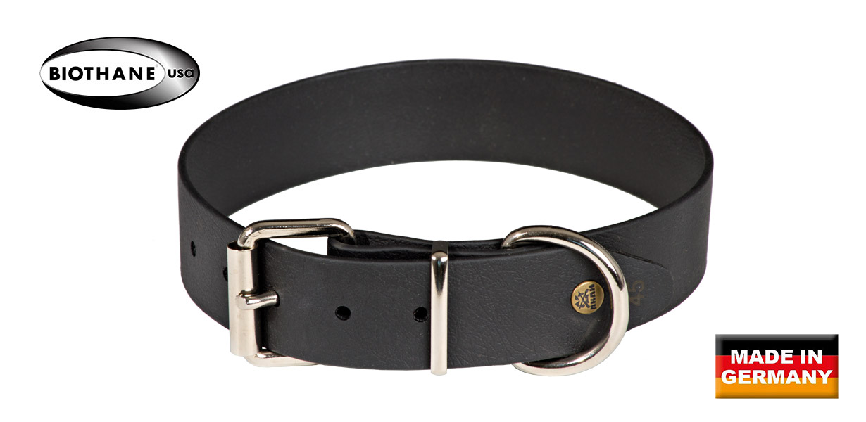 AKAH BioThane® Halsband schwarz AKAH BioThane® Halsband schwarz
