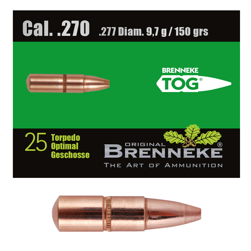 BRENNEKE Geschoss .270 Win TOG BRENNEKE Geschoss .270 Win TOG