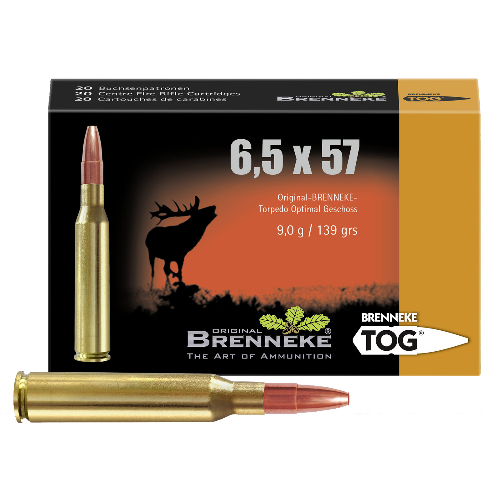 BRENNEKE 6,5x57 TOG BRENNEKE 6,5x57 TOG
