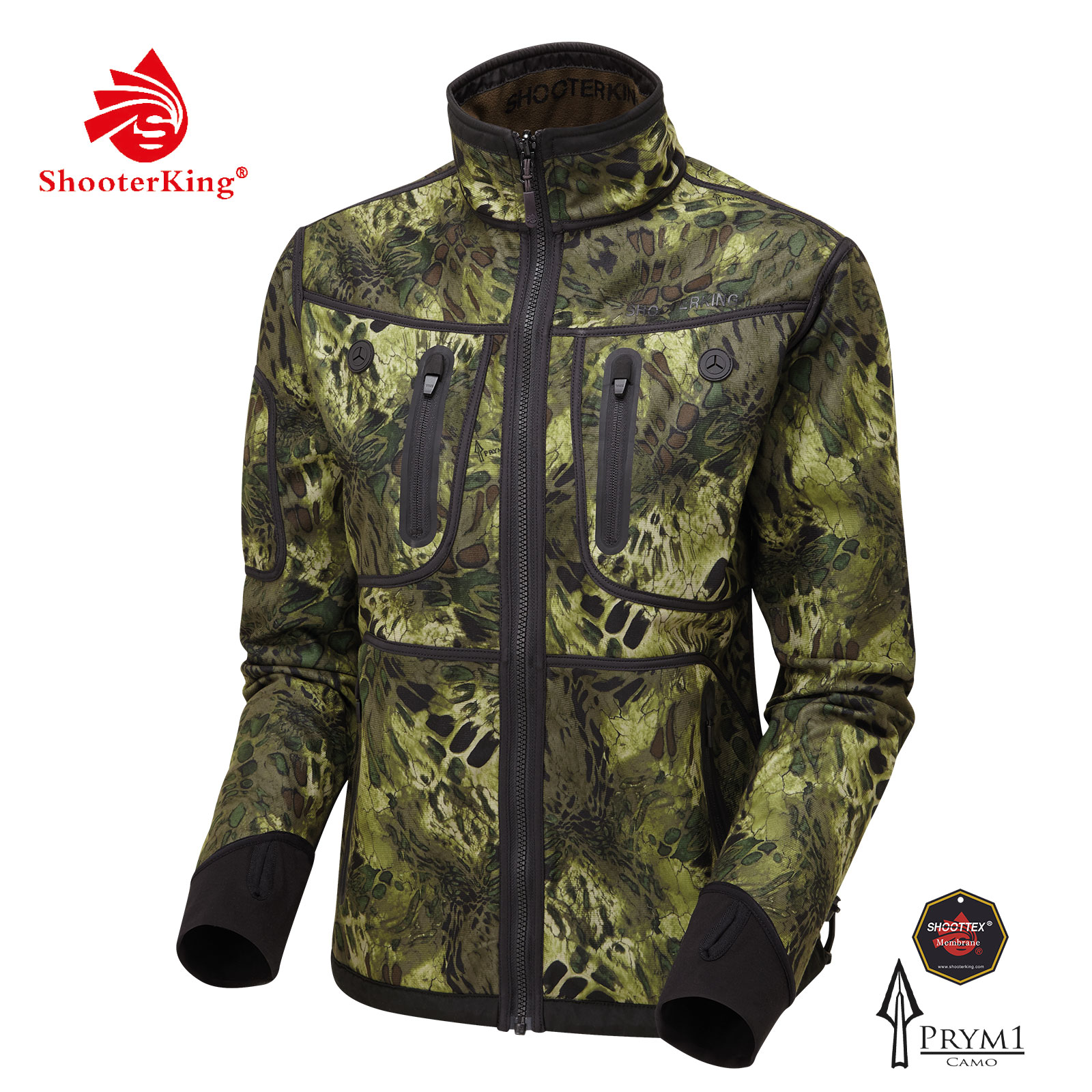 SHOOTERKING Softshell Jacke wendbar Woodlands Camo Damen SHOOTERKING Softshell Jacke wendbar Woodlands Camo Damen