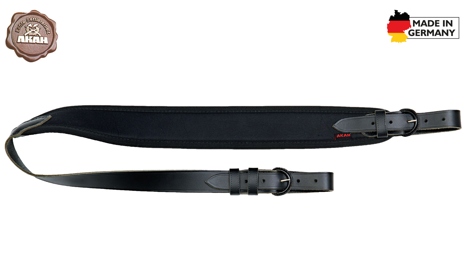 AKAH Gewehrriemen Büffel-Leder mit Neopren AKAH Gewehrriemen Büffel-Leder mit Neopren