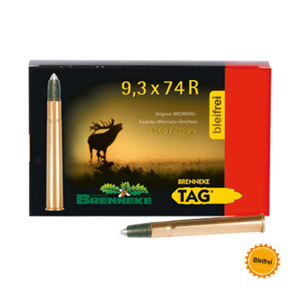 BRENNEKE 9,3X74 R TAG BRENNEKE 9,3X74 R TAG