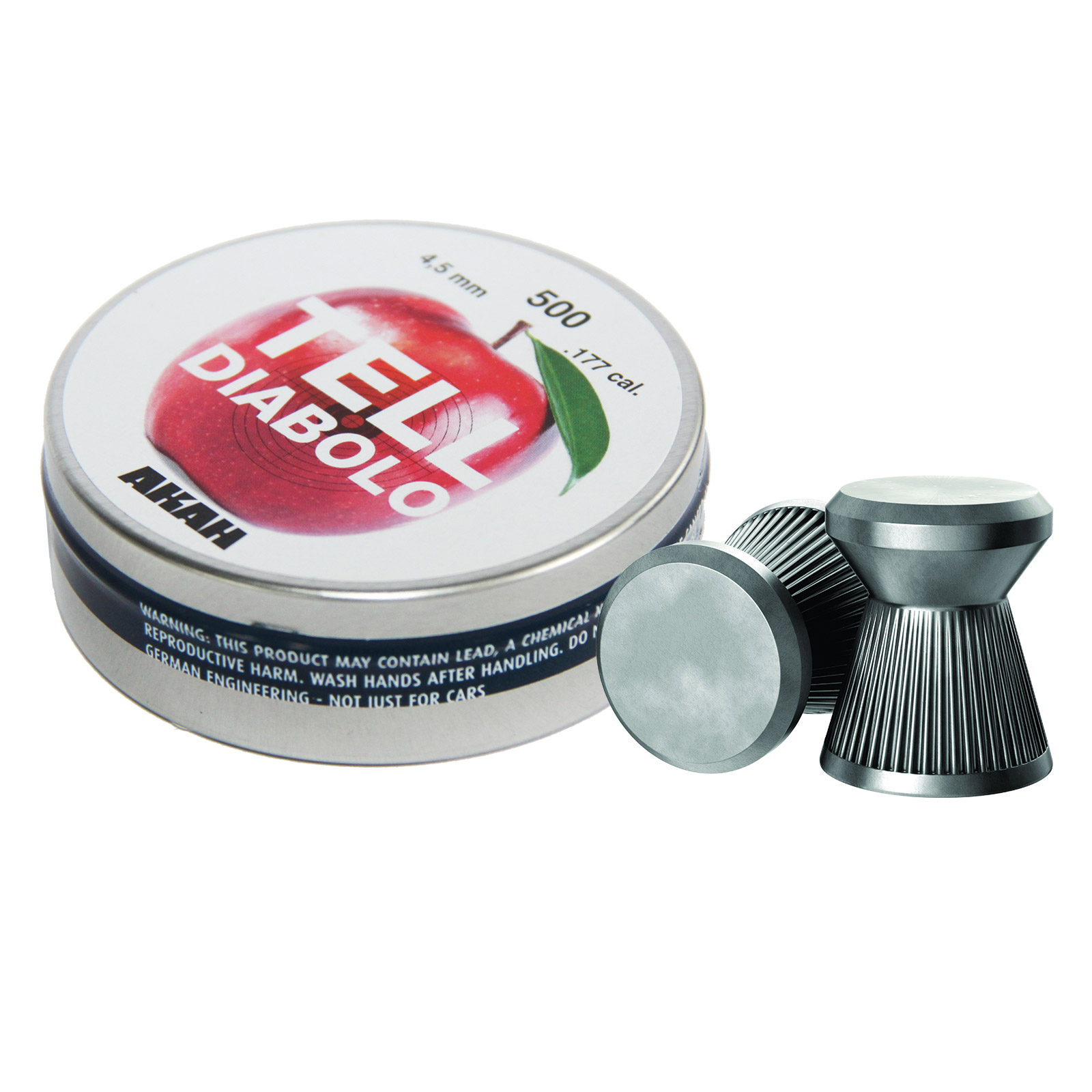 TELL Diabolo geriffelt 4,5mm TELL Diabolo geriffelt 4,5mm