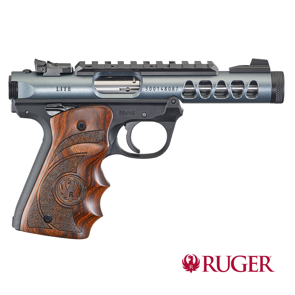 RUGER Mark IV 22/45 Lite Diamond Gray 4,4" RUGER Mark IV 22/45 Lite Diamond Gray 4,4"