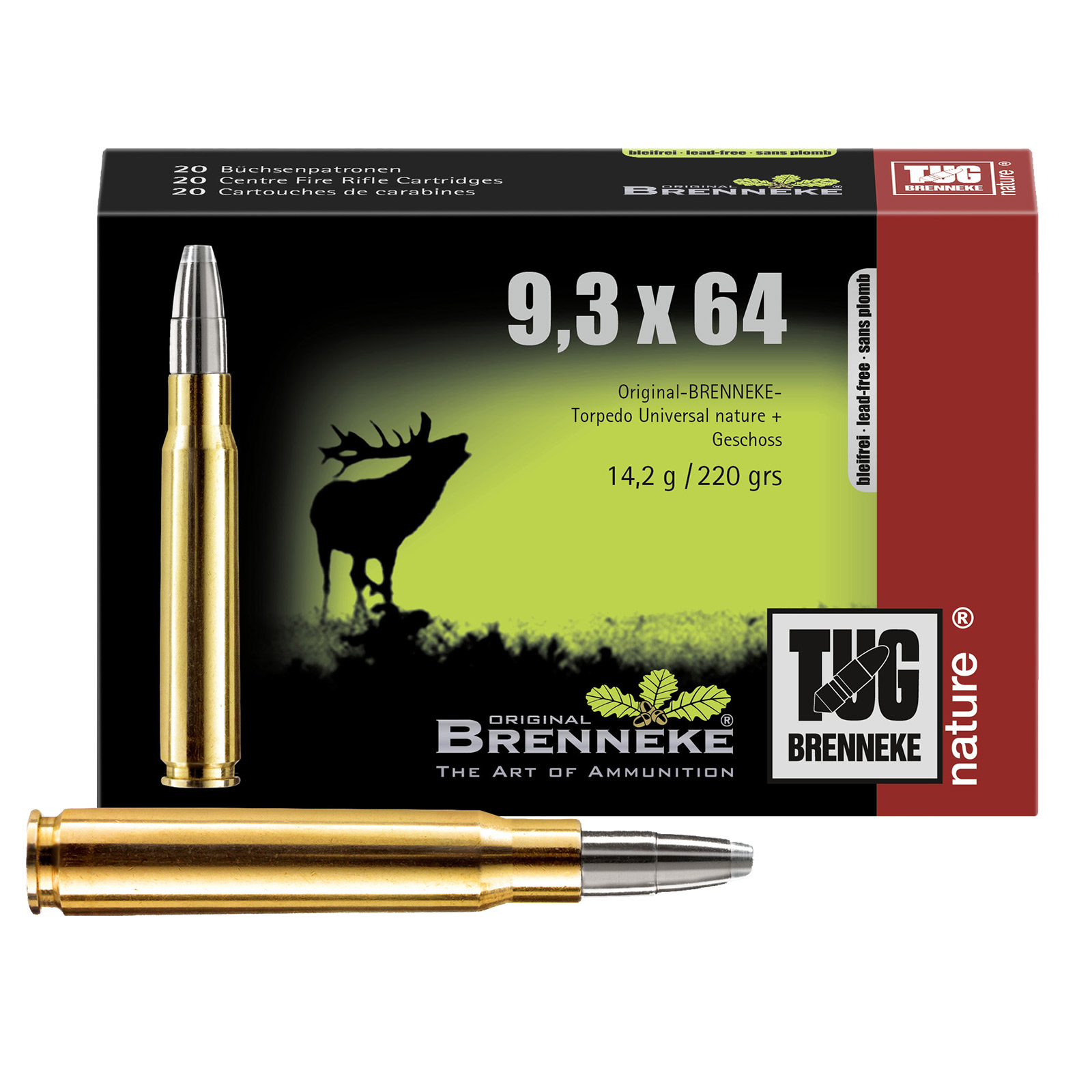 BRENNEKE 9,3x64 TUG nature+ BRENNEKE 9,3x64 TUG nature+