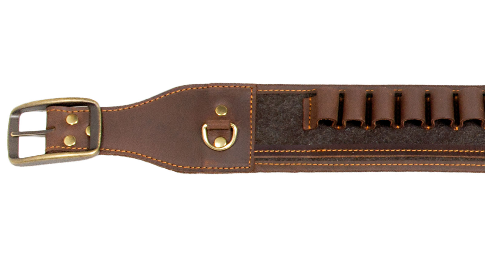 AKAH Patronengürtel Büffel-Leder mit Loden AKAH Patronengürtel Büffel-Leder mit Loden